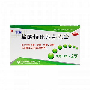 丁克 盐酸特比萘芬乳膏 10g:0.1g*2支