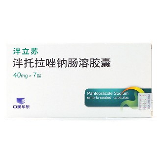 泮立苏  泮托拉唑钠肠溶胶囊 40mg*7粒