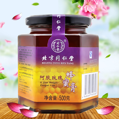 北京同仁堂 阿胶玫瑰蜂蜜膏 500g