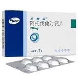 立普妥  阿托伐他汀钙片 20mg*7片