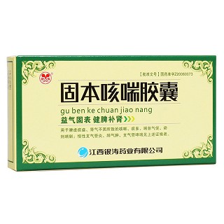 银涛 固本咳喘胶囊 0.4g*12粒*2板