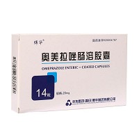 博华 奥美拉唑肠溶胶囊 20mg*7粒*2板