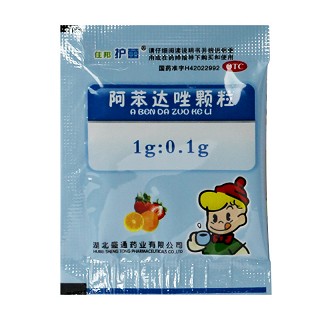 佳邦护蕾 阿苯达唑颗粒 1g*2袋*6小盒