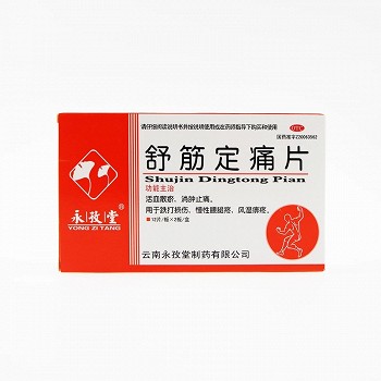 永孜堂 舒筋定痛片 0.3g*12粒*2板