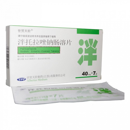 格华通 泮托拉唑钠肠溶片 40mg*7片