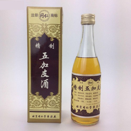 同仁堂精制五加皮酒330ml价格及说明书-功效与作用-亮健好药网