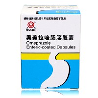 万杰 奥美拉唑肠溶胶囊 20mg*14粒