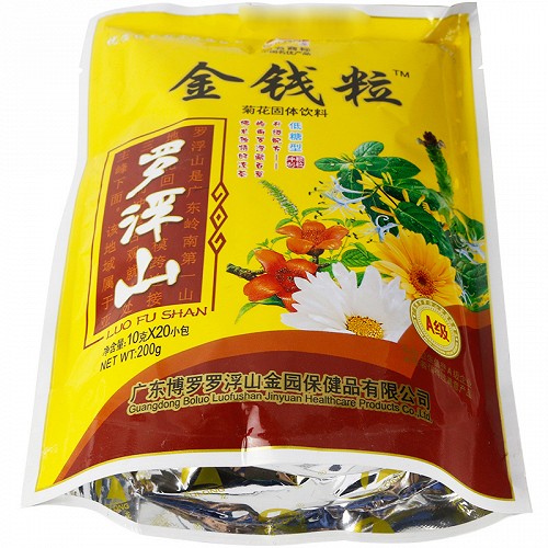 罗浮山 金钱粒菊花固体饮料 10g*20小包