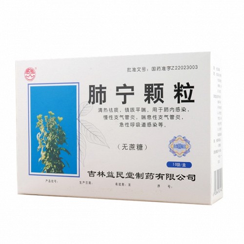 益民堂肺宁颗粒(无蔗糖)5g*10袋/盒价格及说明书-功效与作用-亮健好药
