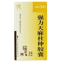 三力 强力天麻杜仲胶囊 0.4g*24粒/盒