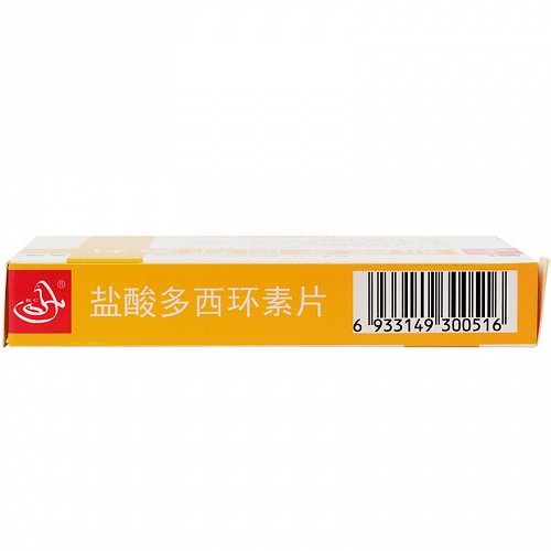 多強 鹽酸多西環素片 0.1g*12片