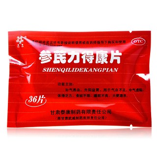 五谷 参芪力得康片 36片