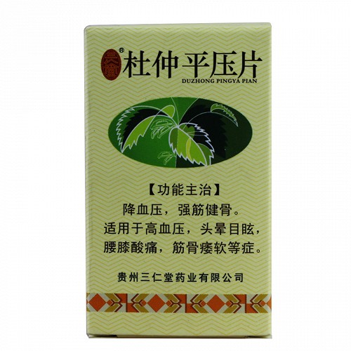 三仁堂杜仲平压片03g60片3瓶