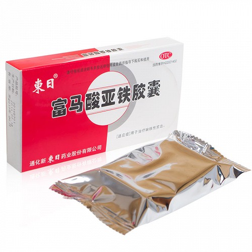 东日 富马酸亚铁胶囊 0.2g*12粒*2板