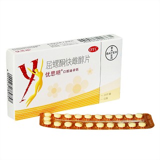 优思明 屈螺酮炔雌醇片(OTC) 21片