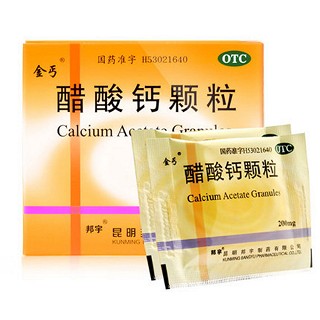 金丐 醋酸钙颗粒 200mg*12袋
