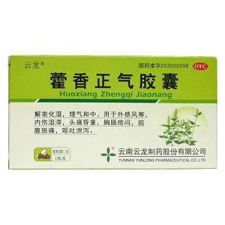 云龙 藿香正气胶囊 0.3g*12粒