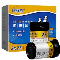 欣舒测 测血糖试纸 AB-103G 2*25片装