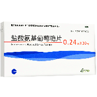 绿叶制药 盐酸氨基葡萄糖片(OTC) 0.24g*30片