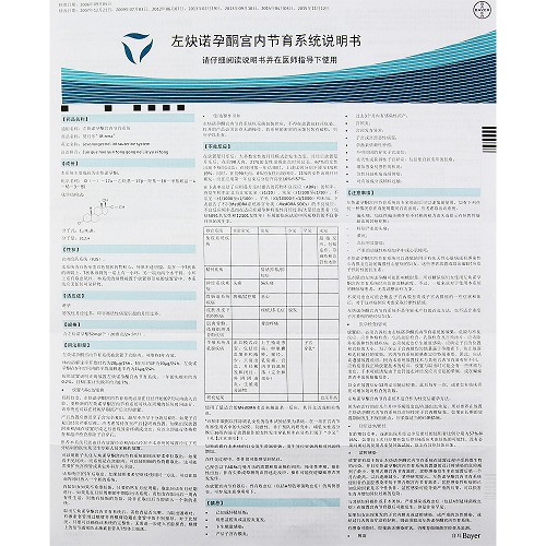 曼月乐左炔诺孕酮宫内节育系统52mg*1个价格及说明书-功效与作用-亮健