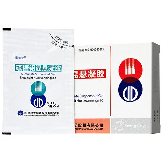 素可立 硫糖铝混悬凝胶 5ml:1g*6袋