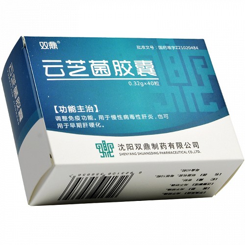 双鼎云芝菌胶囊032g40粒
