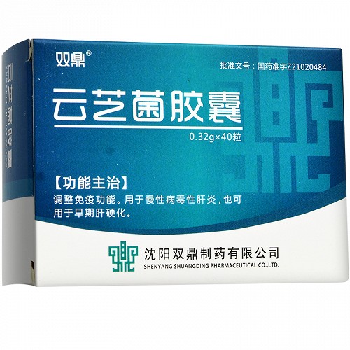 双鼎云芝菌胶囊032g40粒