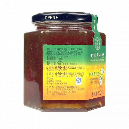 北京同仁堂 阿胶罗汉果蜂蜜膏  500g