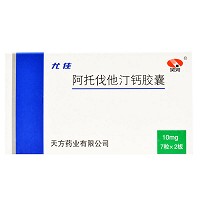 尤佳 阿托伐他汀钙胶囊 10mg*7粒*2板