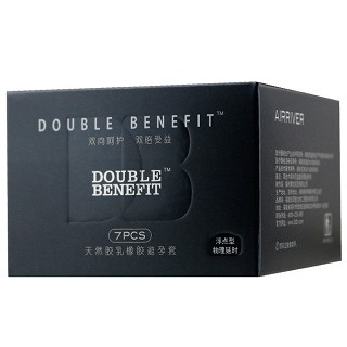 DOUBLE BENEFIT避孕套(浮点型) 7只