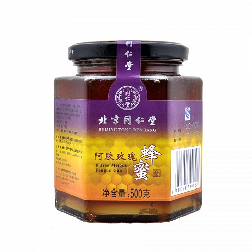 北京同仁堂 阿胶玫瑰蜂蜜膏 500g