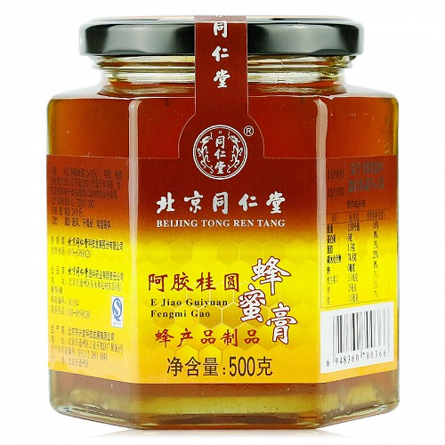 北京同仁堂  阿胶桂圆蜂蜜膏  500g /瓶