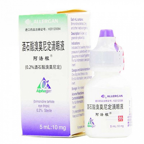 阿法根 酒石酸溴莫尼定滴眼液 5ml:10mg