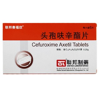 联邦赛福欣 头孢呋辛酯片 0.25g/片*6片