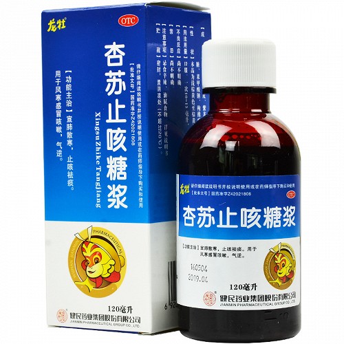 龙牡 杏苏止咳糖浆 120ml