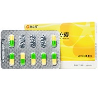 聚立能  盐酸氟西汀胶囊  20mg*14片