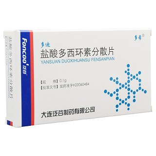 多迪 盐酸多西环素分散片 0.1g*12片