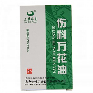 三鹤药业伤科万花油12ml1瓶盒