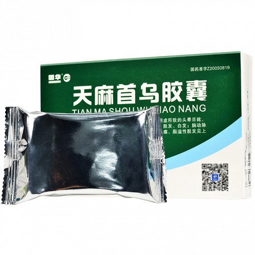 国华 天麻首乌胶囊 0.5g*48粒