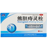 中泰 熊胆痔灵栓 2g*6粒/盒