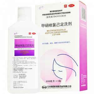 伊人 甲硝唑氯己定洗剂 300ml