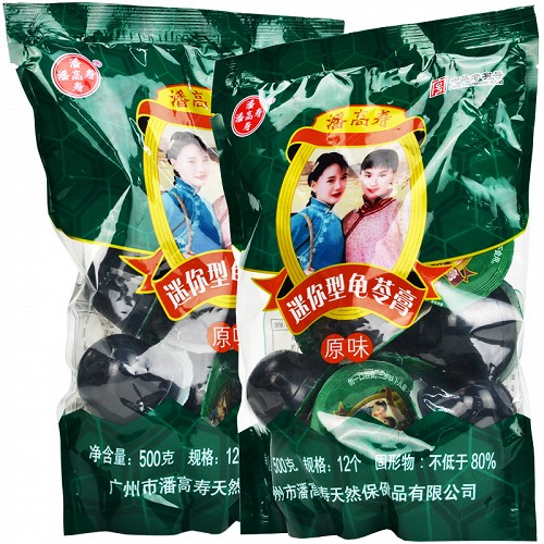 潘高寿 迷你型龟苓膏（原味） 500g（12个装）