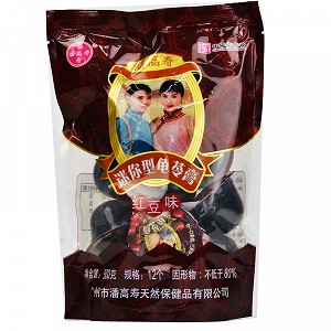 潘高寿 迷你型龟苓膏（红豆味） 500g（12个装）