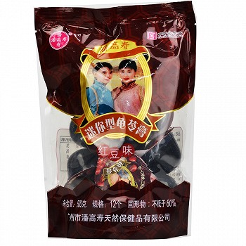 潘高寿 迷你型龟苓膏（红豆味） 500g（12个装）