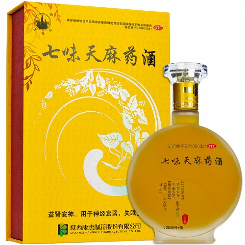 万花山 七味天麻药酒 500ml