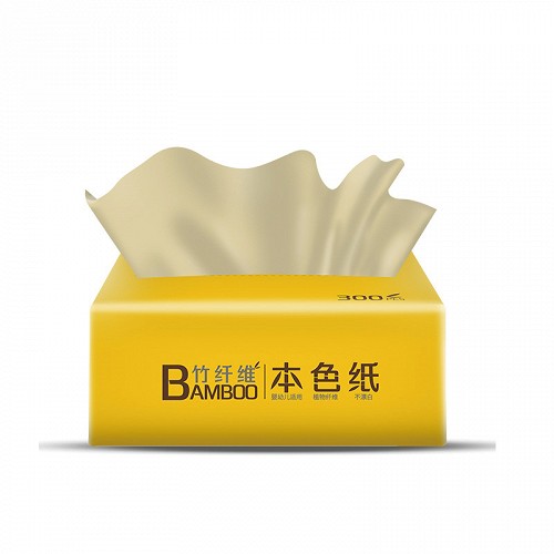 韶能本色 纸心系列本色抽纸巾 (120mm*190mm)*100抽*18包