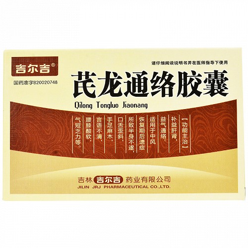 吉尔吉 芪龙通络胶囊 0.4g*12粒*3板