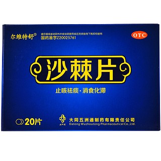 大同五洲 沙棘片 0.5g*20片