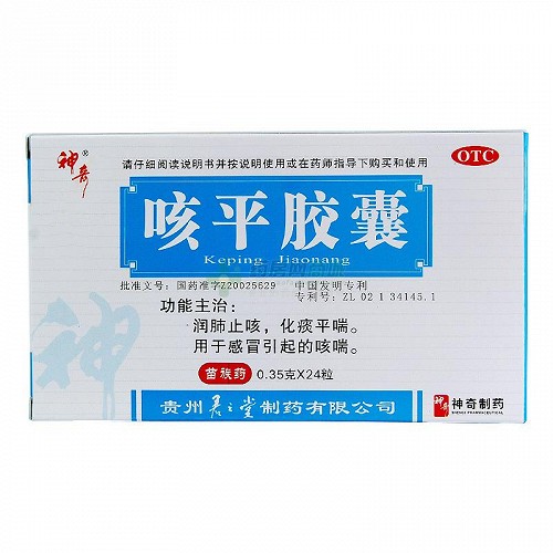 君之堂 咳平胶囊 0.35g*24粒