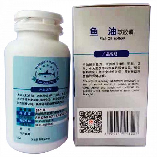 敖东 鱼油软胶囊 1.0g*100粒